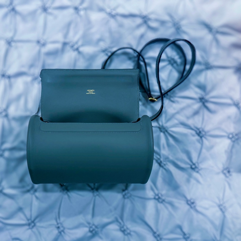 Hermes Maximors Bag in Gris Meyer - Picture 11 of 14